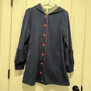 Matilda Jane Girl’s Just Imagine Terry Hooded Lined Jacket Size 16